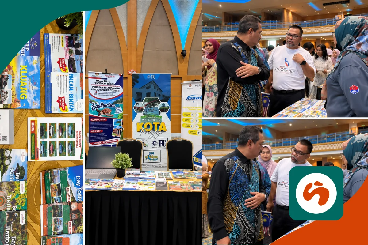 Senjalan booth at Festival EduTourism UTHM 2026 in Johor