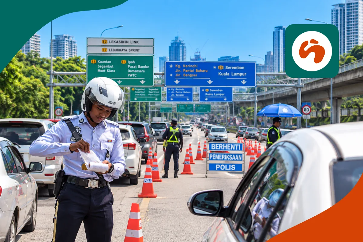 Traffic summons while driving a rental car in Malaysia